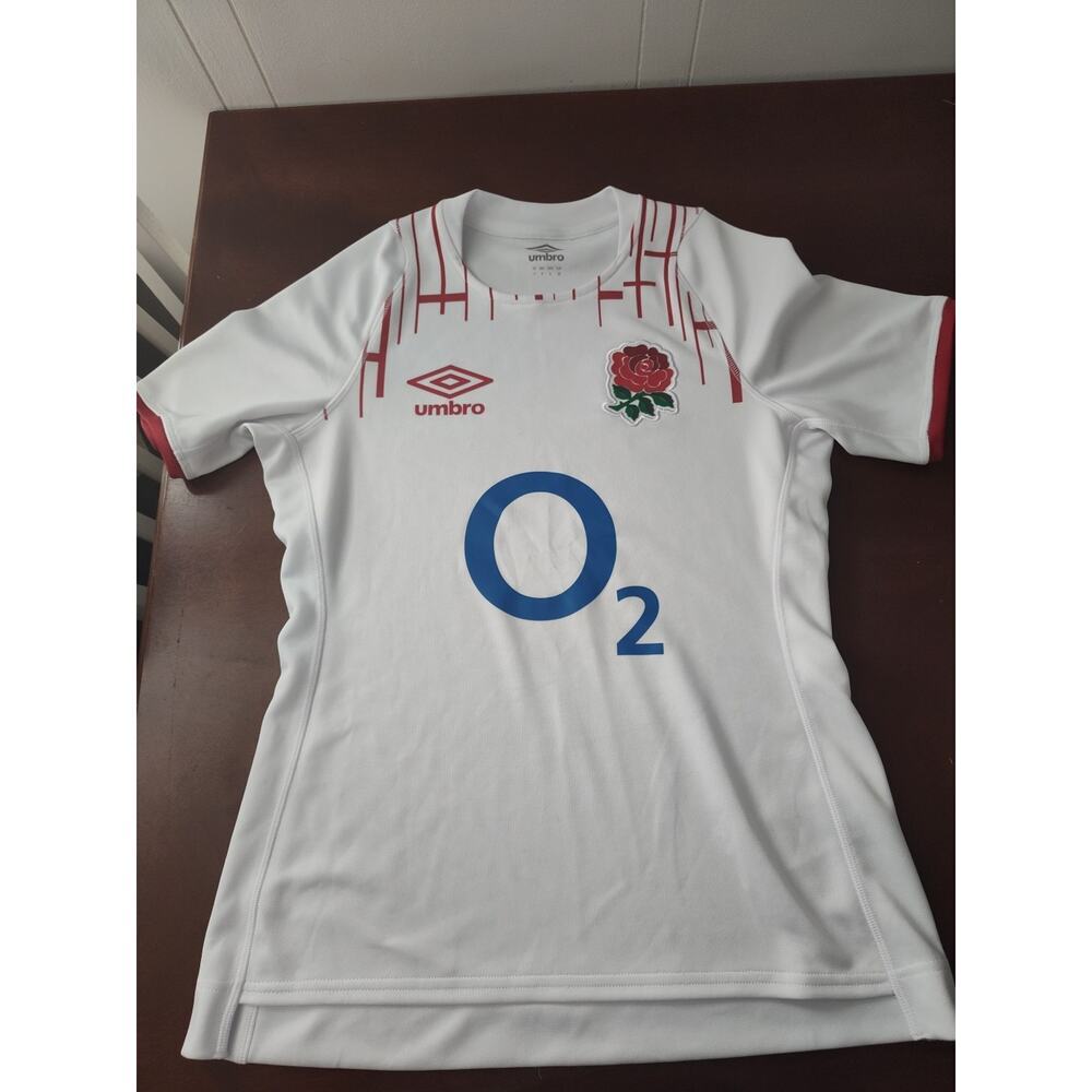 England National Team Rugby Jersey 2020 - 2021 Women's Sz: L White - NWOT